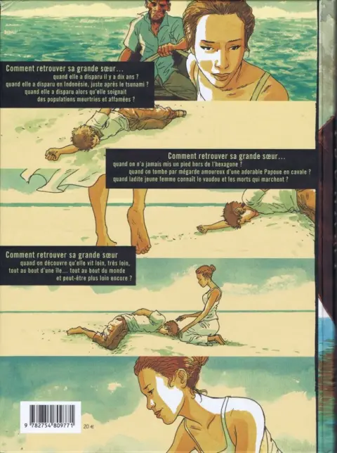 Verso de l'album Tsunami