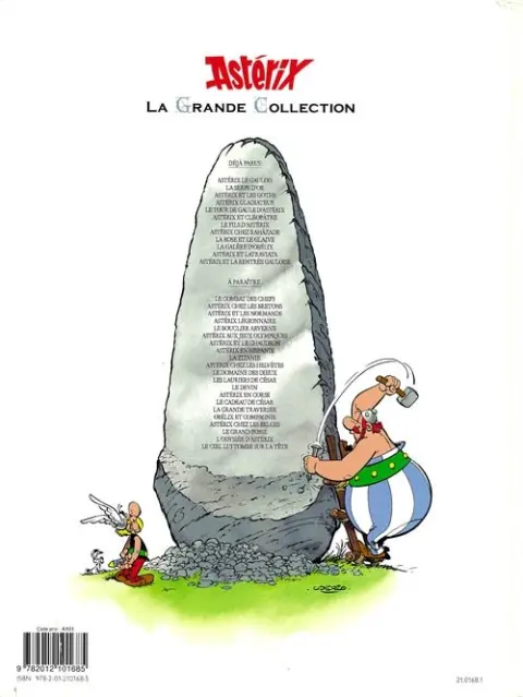 Verso de l'album Astérix La Grande Collection Tome 5 Le tour de Gaule d'Astérix