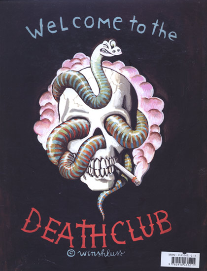 Verso de l'album Welcome to the Death Club