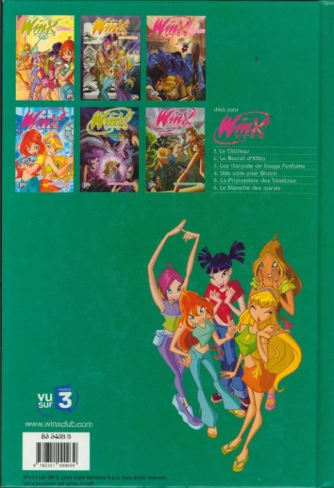 Verso de l'album Winx Club Tome 6 Le monstre des marais