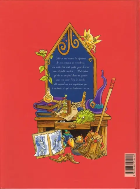 Verso de l'album Zélie Tome 1 L'apprentie sorcière