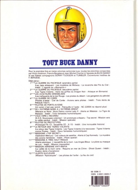 Verso de l'album Tout Buck Danny Tome 2 La guerre du Pacifique - Seconde partie