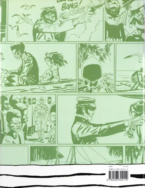 Verso de l'album Corto Maltese Tome 3 La ballade de la mer salée