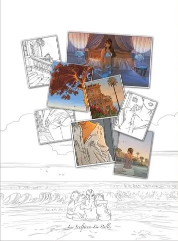 Verso de l'album De beaux moments
