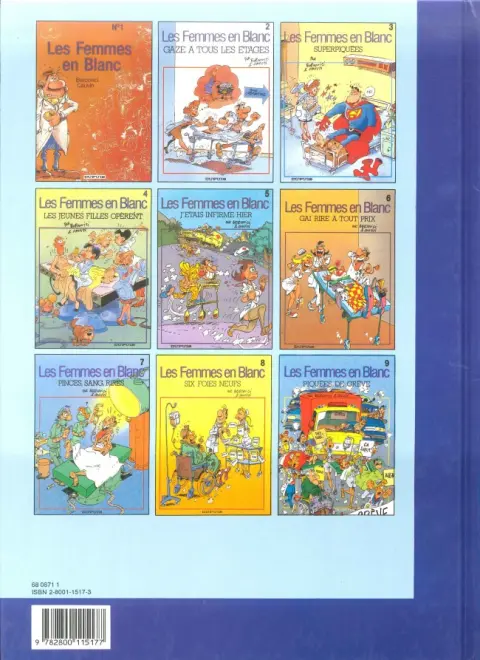 Verso de l'album Les Femmes en Blanc Tome 3 Superpiquées