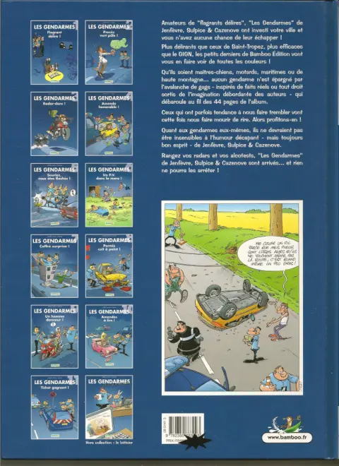 Verso de l'album Les Gendarmes Tome 10 Amendes à lire !