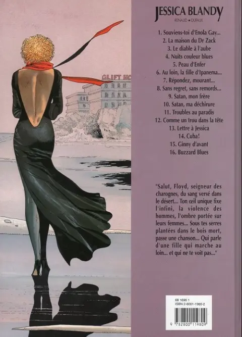 Verso de l'album Jessica Blandy Tome 6 Au loin, la fille d'Ipanema...