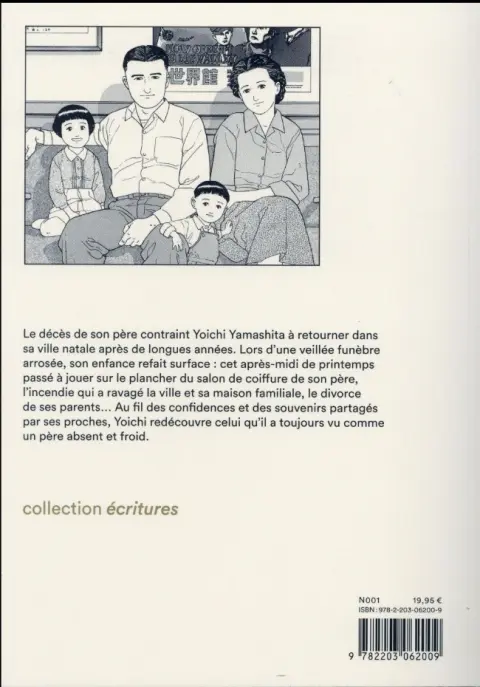 Verso de l'album Le Journal de mon père