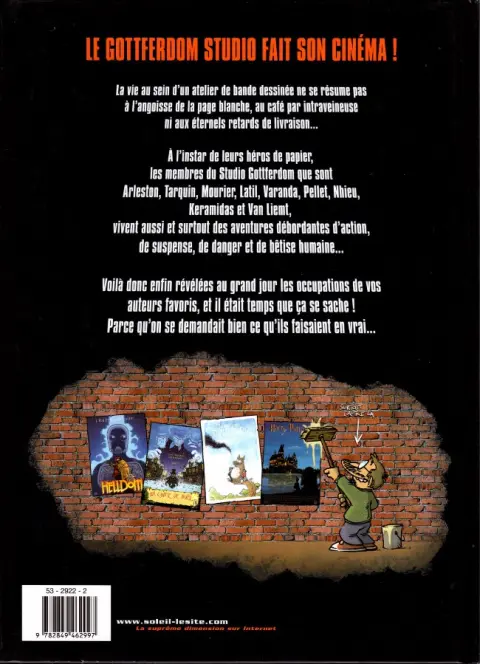 Verso de l'album Les aventures du Gottferdom studio Tome 2 Harry Pottarquin et autres histoires...