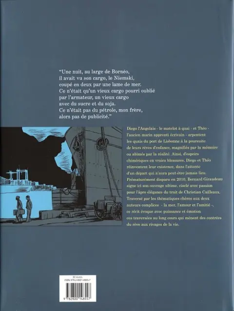 Verso de l'album Les Longues traversées