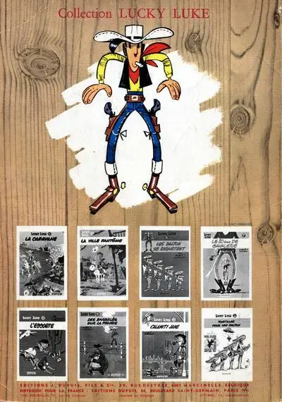 Verso de l'album Lucky Luke Tome 7 L'Elixir du Docteur Doxey