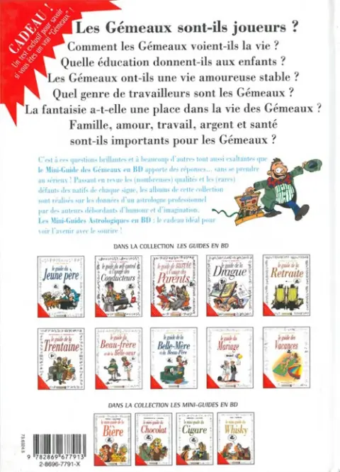 Verso de l'album Le Mini-guide ... Tome 3 Le mini-guide des Gémeaux