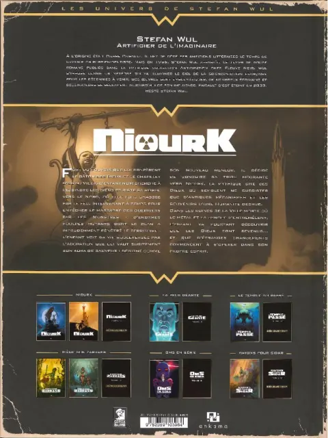 Verso de l'album NiourK Tome 2 La Ville