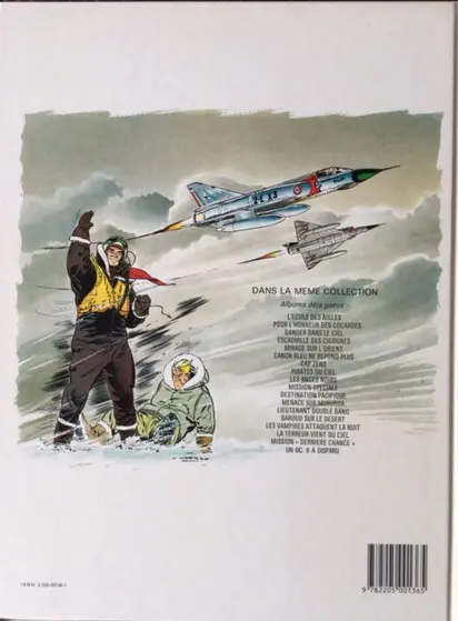 Verso de l'album Tanguy et Laverdure Tome 4 Escadrille des cigognes