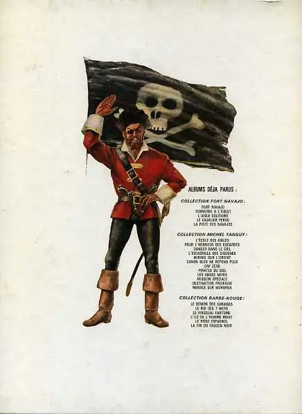 Verso de l'album Barbe-Rouge Tome 9 La fin du Faucon Noir