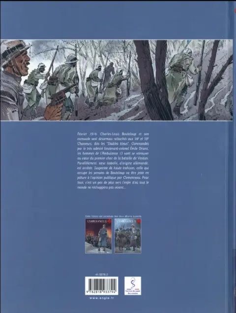 Verso de l'album L'Ambulance 13 Histoire complète Volume 2