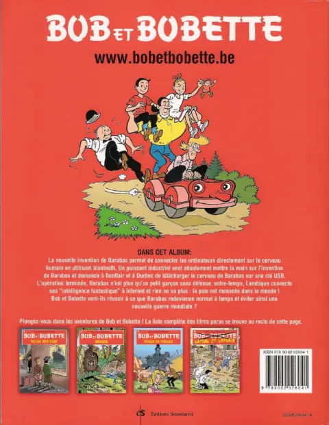 Verso de l'album Bob et Bobette Tome 332 Barabas bébé