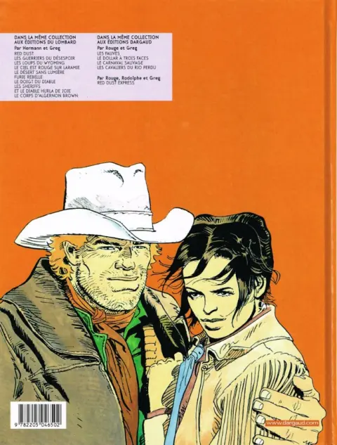 Verso de l'album Comanche Tome 15 Red Dust express