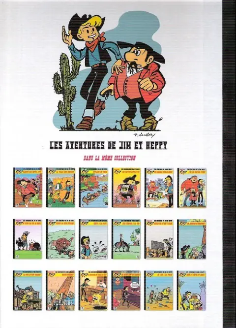 Verso de l'album Les aventures de Jim L'astucieux - Jim Aydumien Tome 16 Des bisons dans un chapeau