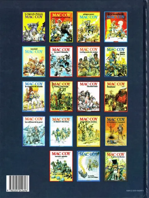 Verso de l'album Mac Coy Tome 19 La lettre de Hualco