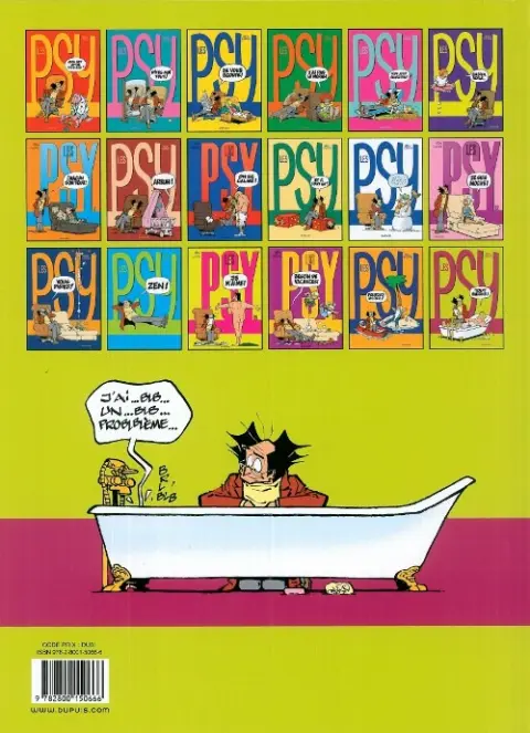 Verso de l'album Les Psy Tome 18 Tout baigne !