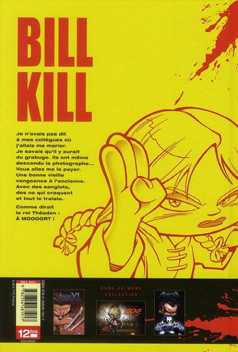 Verso de l'album Bill Kill