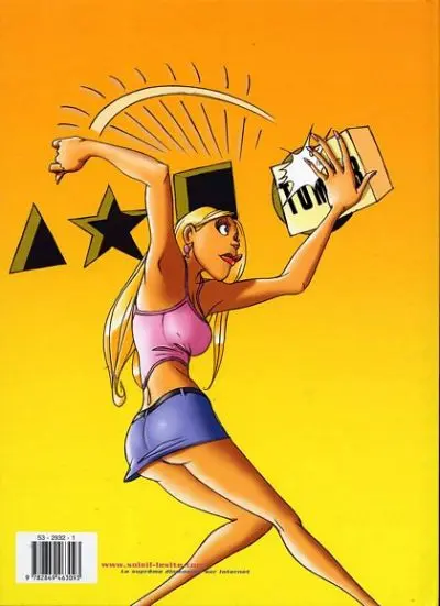 Verso de l'album Les Blondes Tome 3