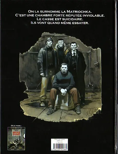 Verso de l'album Break point Tome 2 Le cheval de Troie