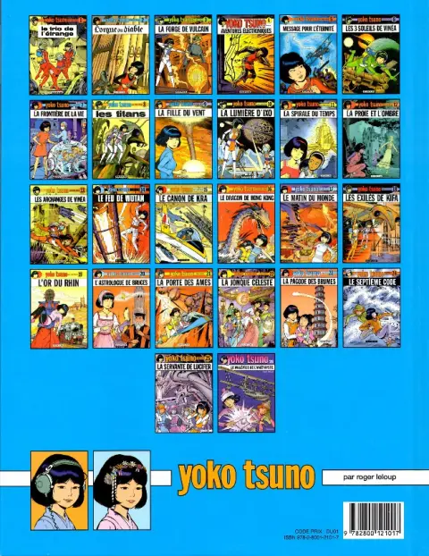 Verso de l'album Yoko Tsuno Tome 20 L'astrologue de Bruges