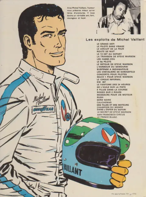 Verso de l'album Michel Vaillant Tome 27 Dans l'enfer du safari