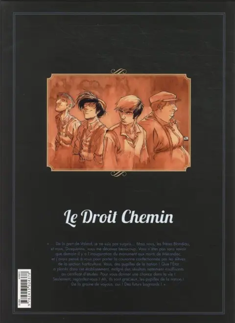 Verso de l'album Le Droit chemin