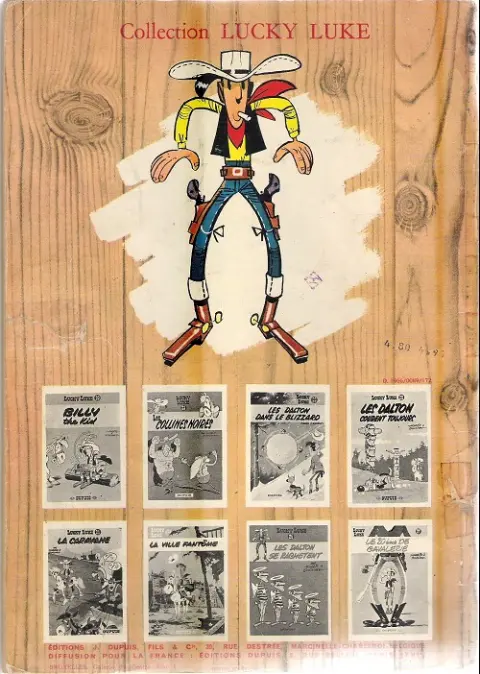 Verso de l'album Lucky Luke Tome 18 A l'ombre des derricks