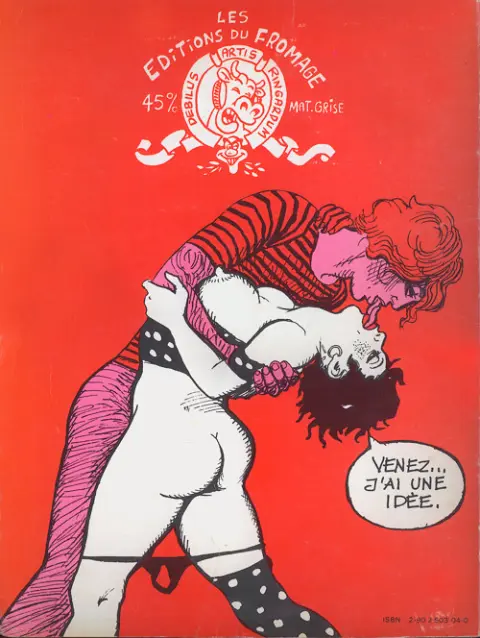 Verso de l'album Caroline Choléra Tome 1