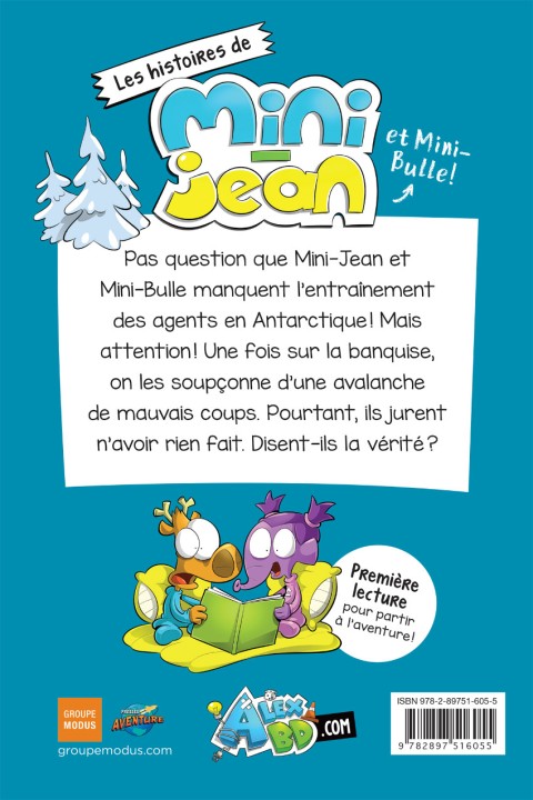 Verso de l'album Les histoires de Mini-Jean et Mini-Bulle ! Tome 4 Opération boule de neige