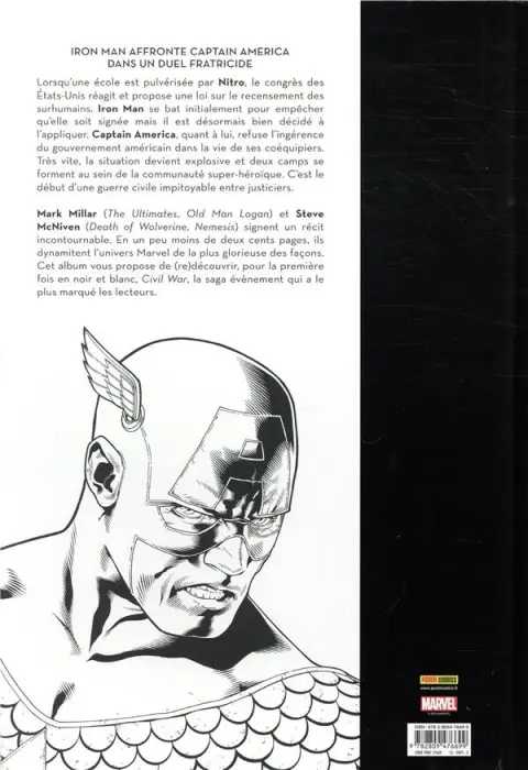 Verso de l'album Civil War