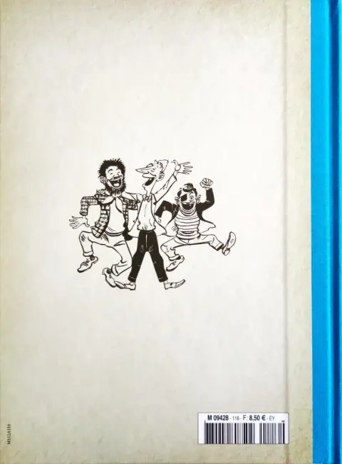 Verso de l'album Les Pieds Nickelés - La collection Tome 116 Les Pieds Nickelés au pays des pharaons