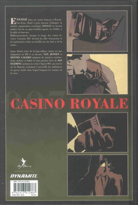 Verso de l'album James Bond Casino royale
