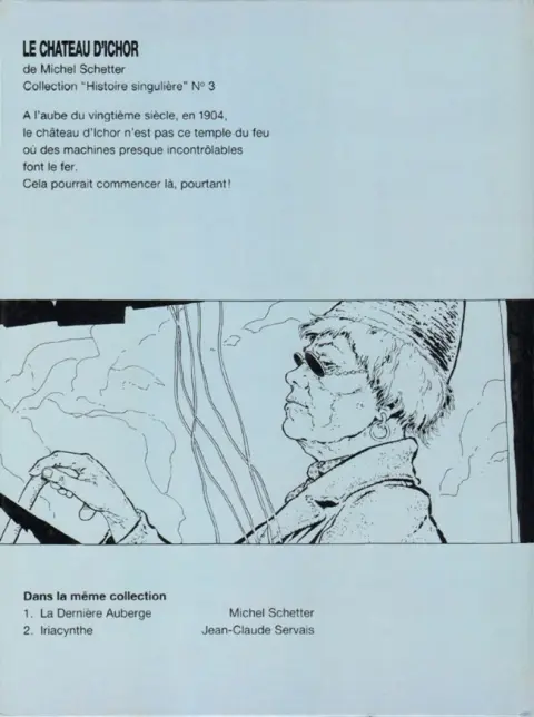 Verso de l'album Le Château d'Ichor