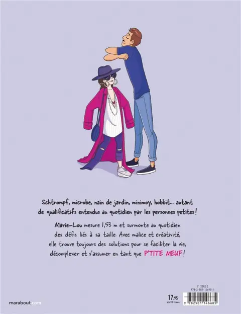 Verso de l'album Les p'tites meufs Le quotidien des femmes de moins d'1m60