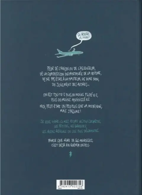 Verso de l'album Peurs bleues