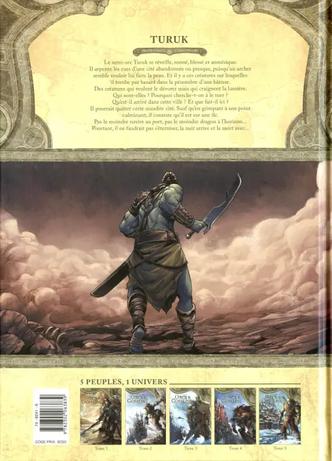 Verso de l'album Orcs & Gobelins Tome 1 Turuk