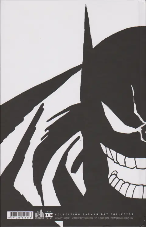 Verso de l'album Batman : Ego