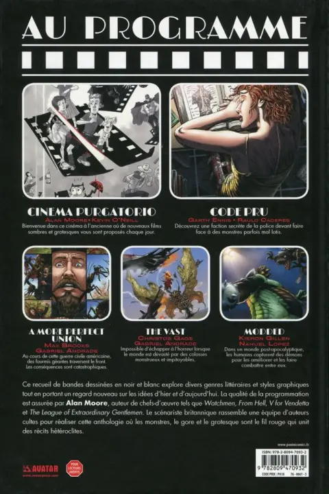Verso de l'album Cinema purgatorio Tome 3