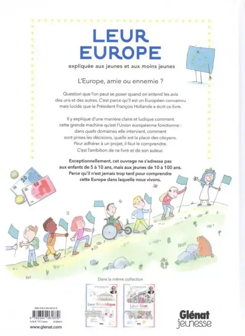 Verso de l'album Leur Europe Expliquée aux jeunes et aux moins jeunes