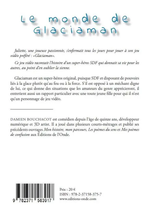 Verso de l'album Le monde de Glaciaman