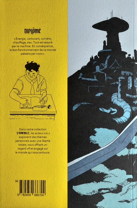 Verso de l'album Diplômé