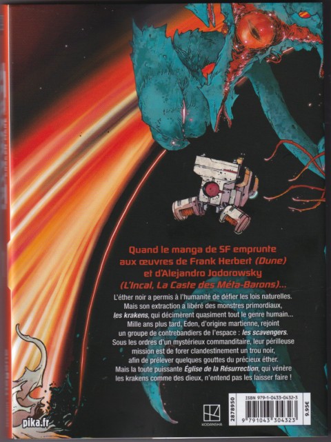 Verso de l'album Kraken Mare Tome 1