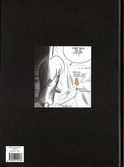 Verso de l'album Correspondances