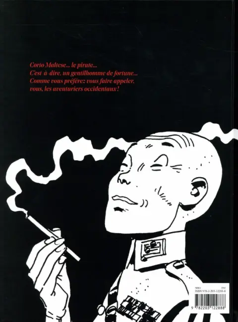 Verso de l'album Corto Maltese Tome 6 En Sibérie