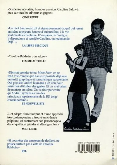 Verso de l'album À Propos Tome 1 À Propos de Caroline Baldwin